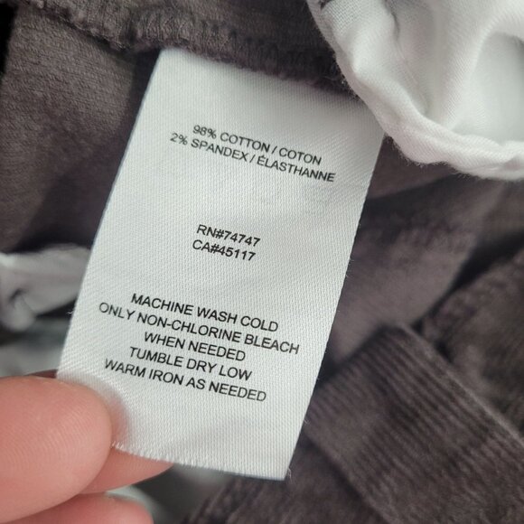 Bob Timberlake womens 8 brown corduroy pants with pockets cotton blend - Picture 7 of 9